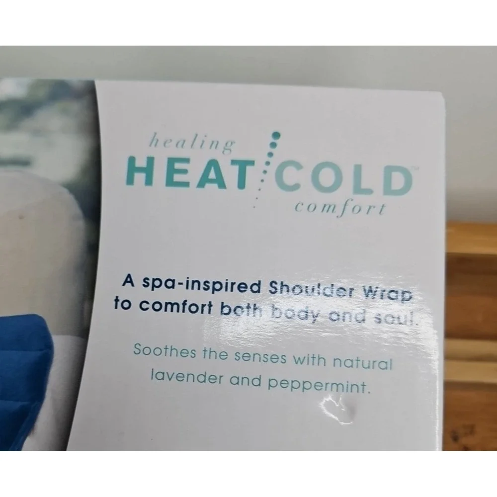 EVRIHOLDER NIB Healing Hot Cold Shoulder Wrap Aromatherapy Weighted Microwavable - Picture 3 of 16